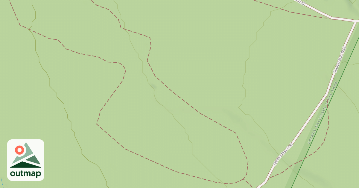Map of Prince Gallitzin State Park Trails