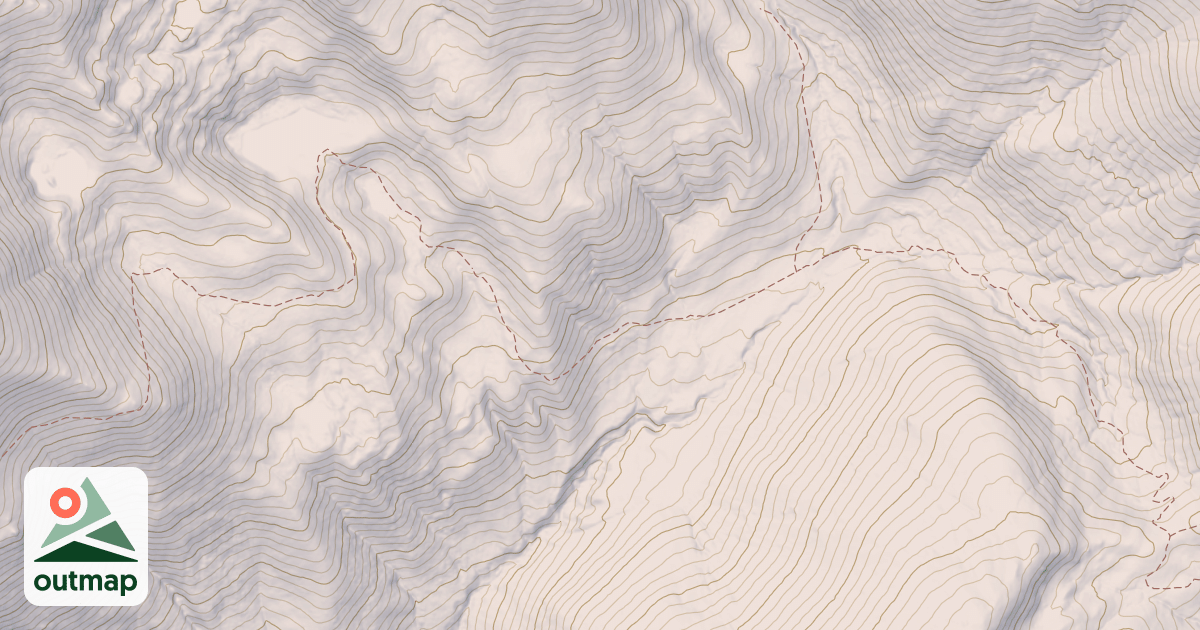 Map of Lava Mountain