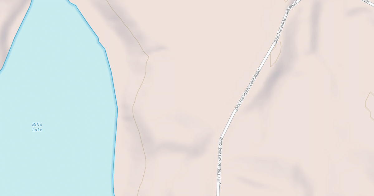 Map preview of BILLO LAKE BOAT ACCESS