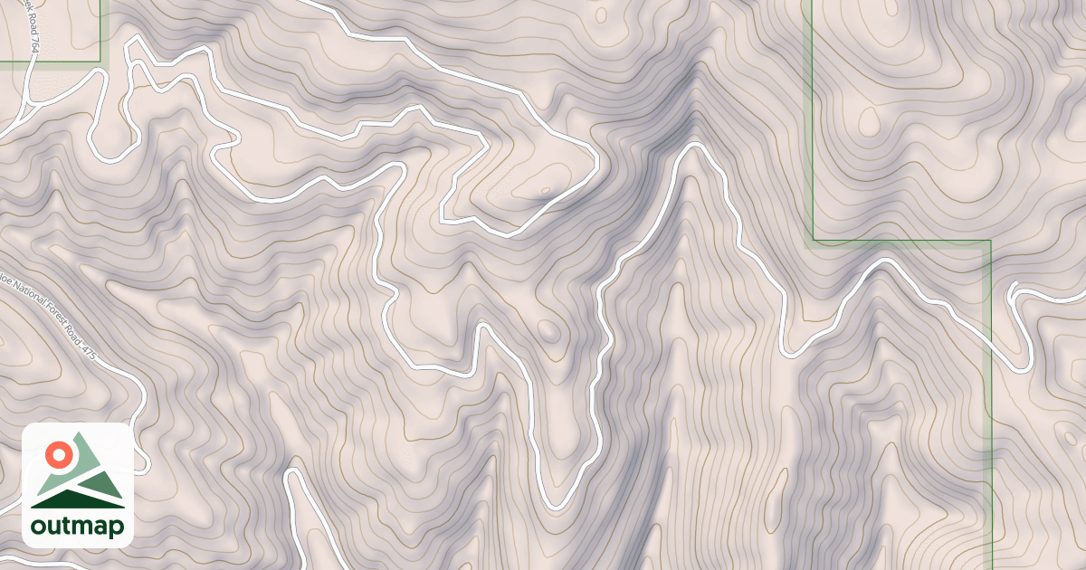 Map of GRAVES CREEK