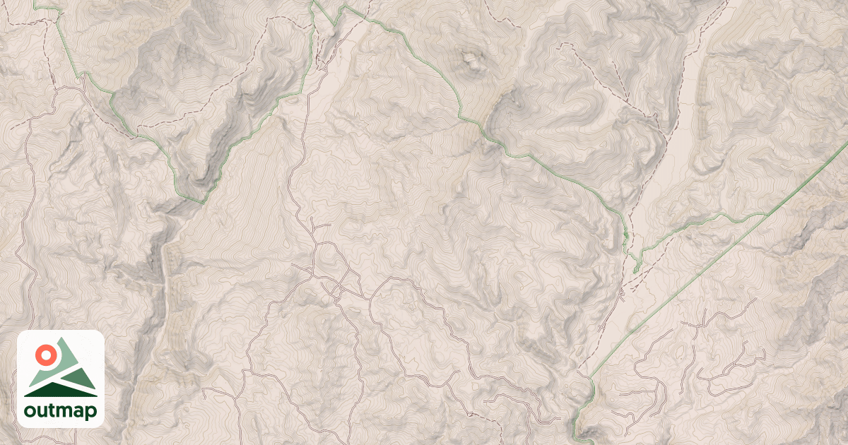 Map of CASTLE CREEK