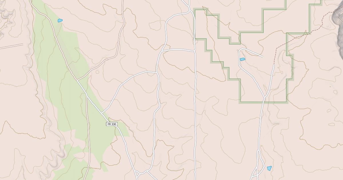 Map preview of USFS National Forest System Roads {CB0AAEA6-3F0B-4806-A643-C29A7EDBE075}