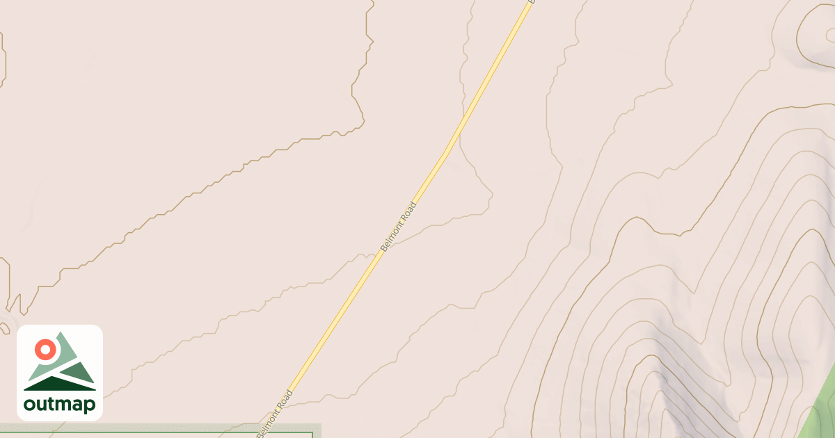 Map of BOTTLE SUMMIT SPUR
