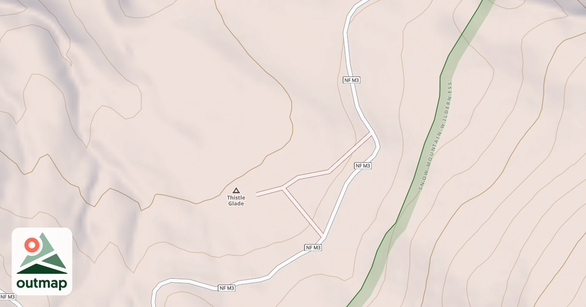 Map of THISTLE GLENN