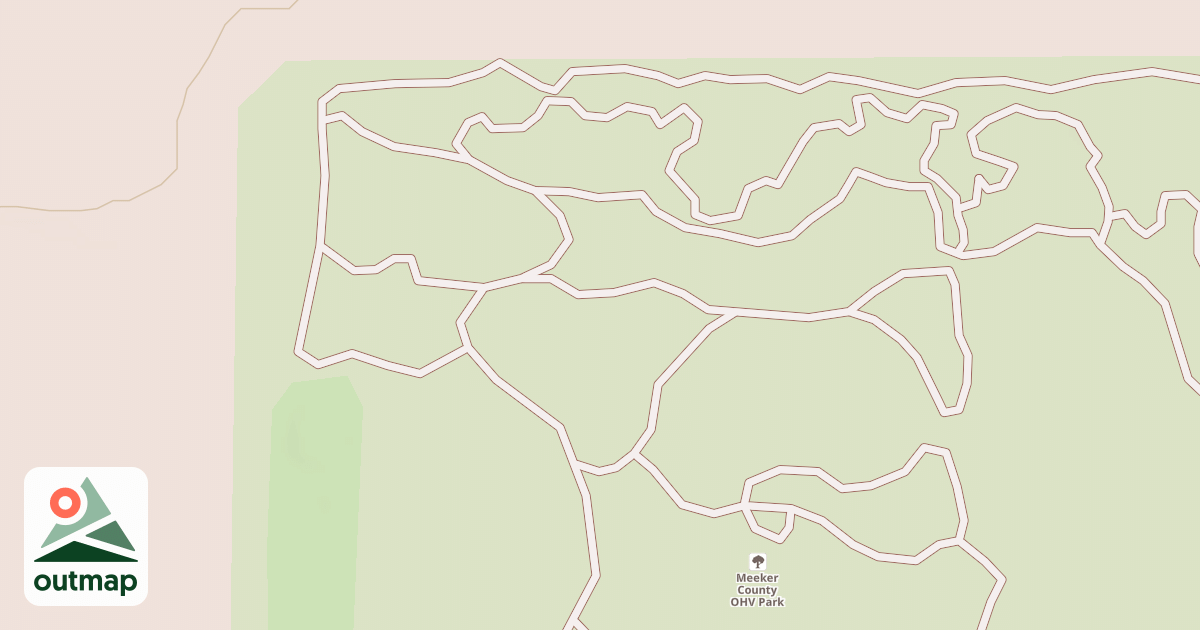 Map of Meeker County ATV/OHM Trails