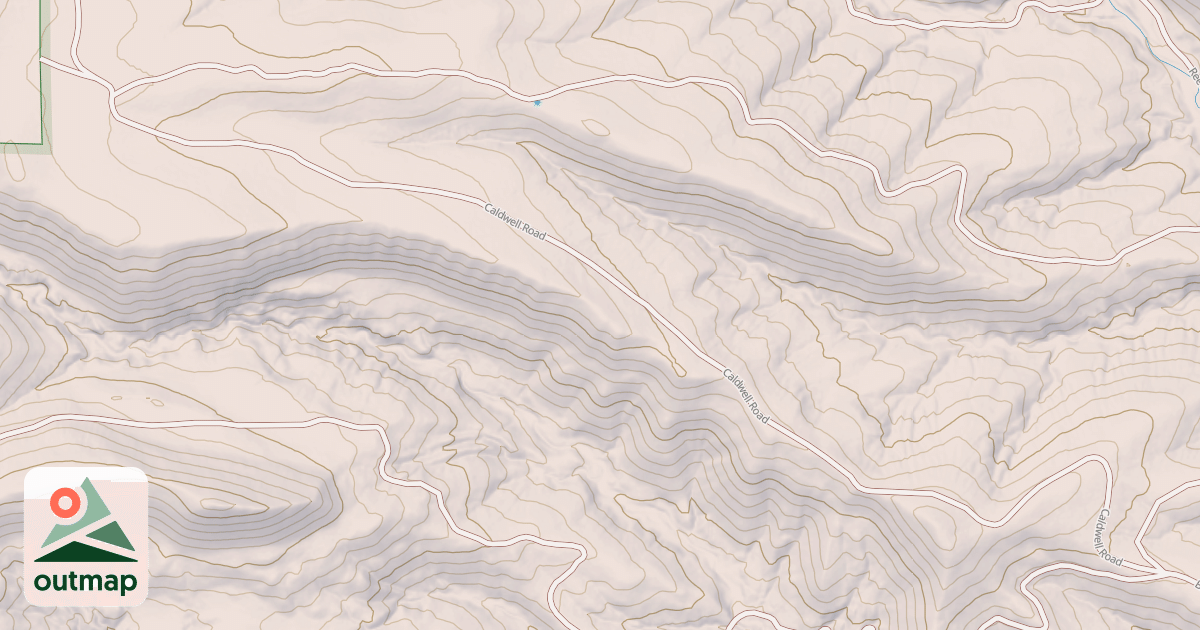 Map of CALDWELL