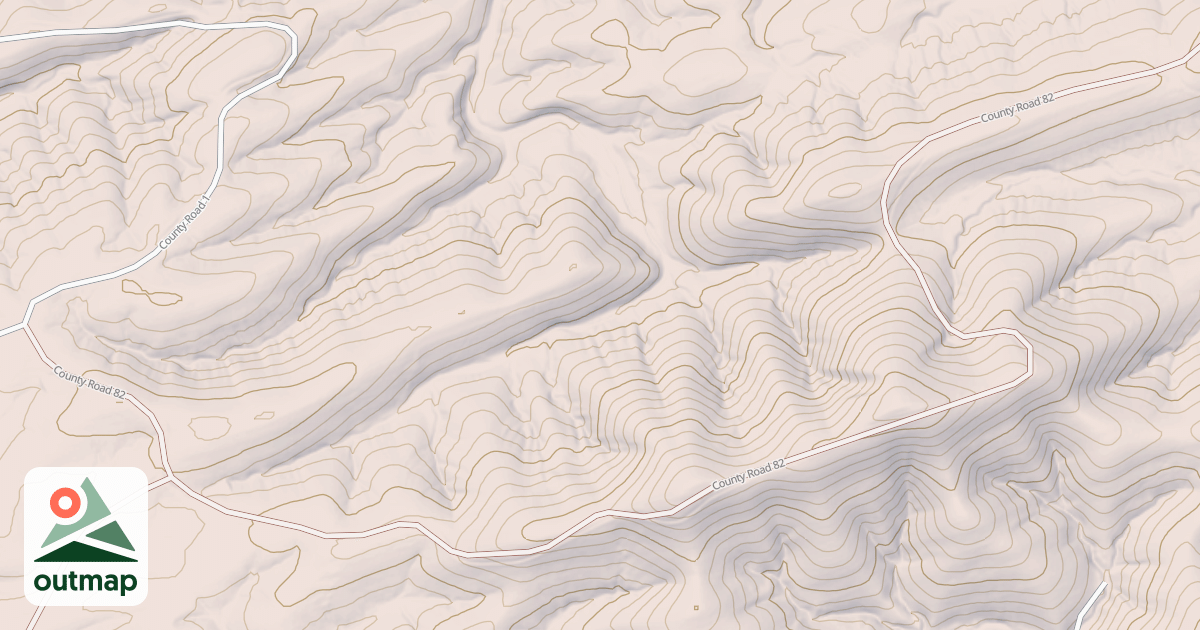 Map of LONG MOUNTAIN
