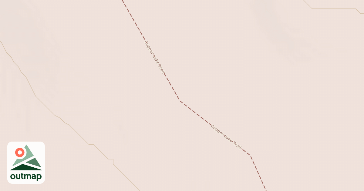 Map of Copper Lake Trail