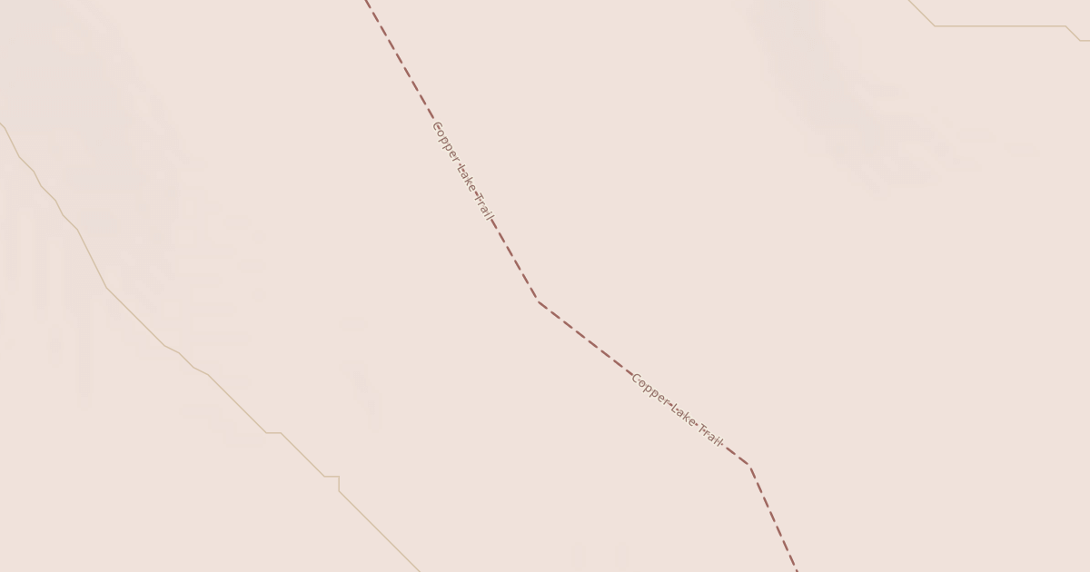 Map preview of Copper Lake Trail
