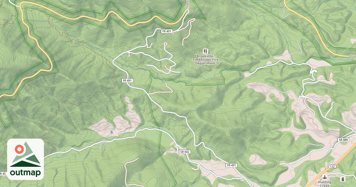 Map of BATTERY CREEK