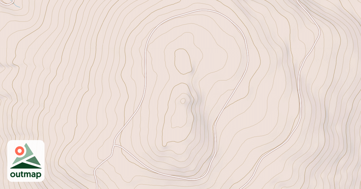 Map of BLACKS MTN LOOP