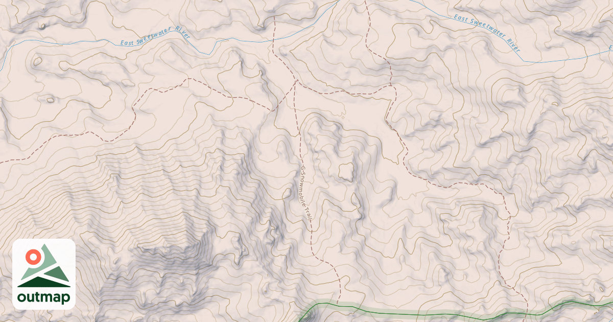 Map of G SNOWMOBILE TRAIL