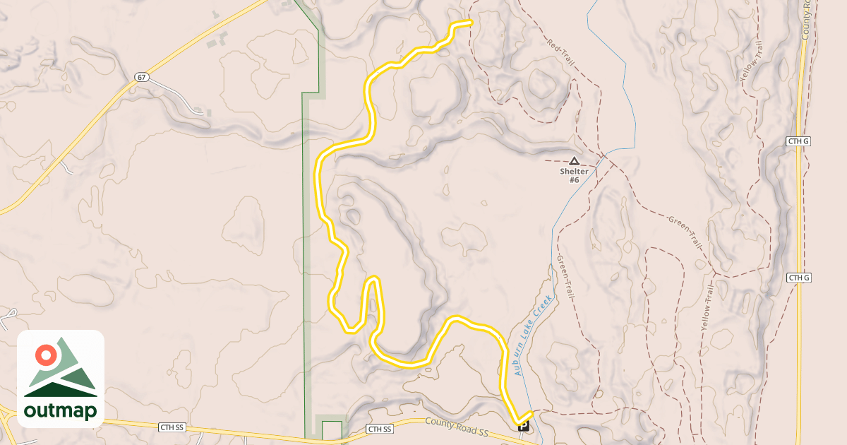 Map of Yellow Trail