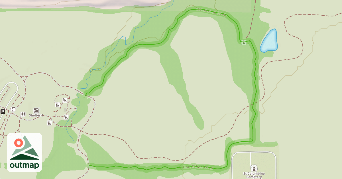 Map of Horseshoe Loop