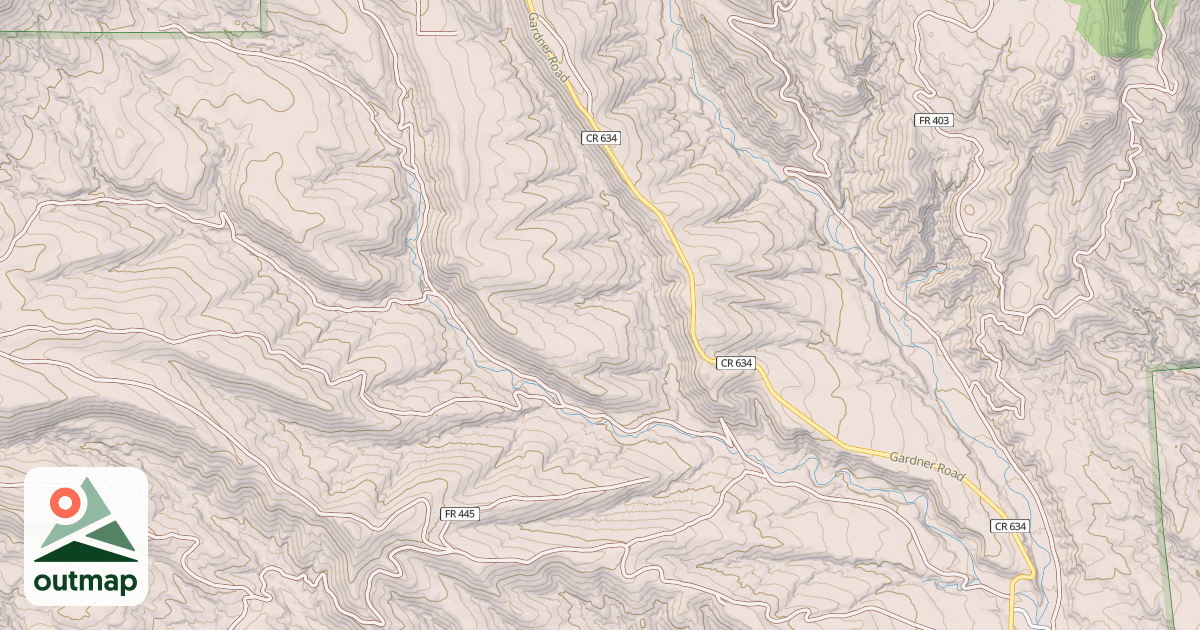 Map of REED GULCH