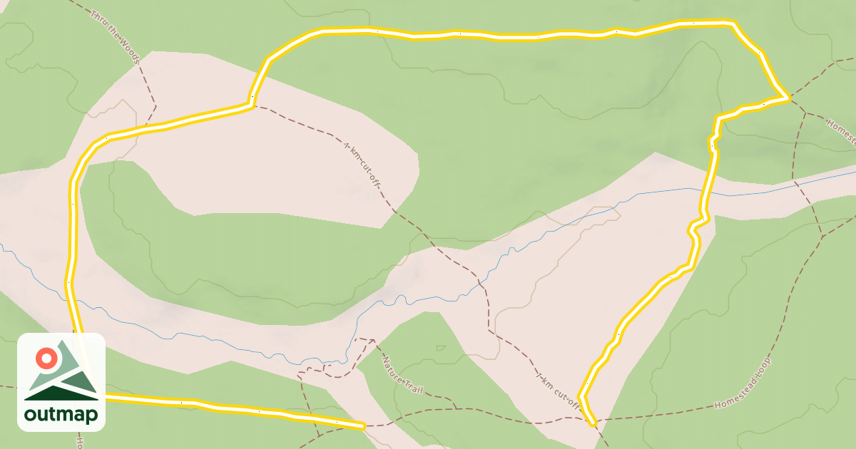 Map of Demonstration Forest Trail