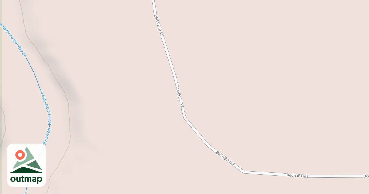 Map of Warroad/Roseau Trails