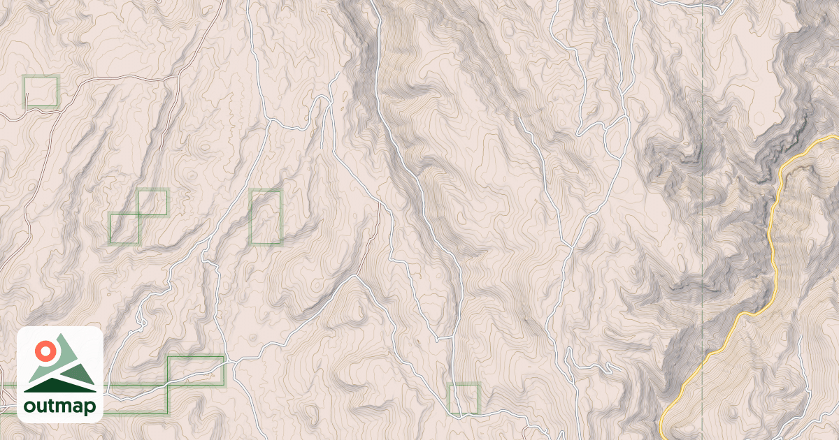 Map of FIFTH FORK ROCK CR.