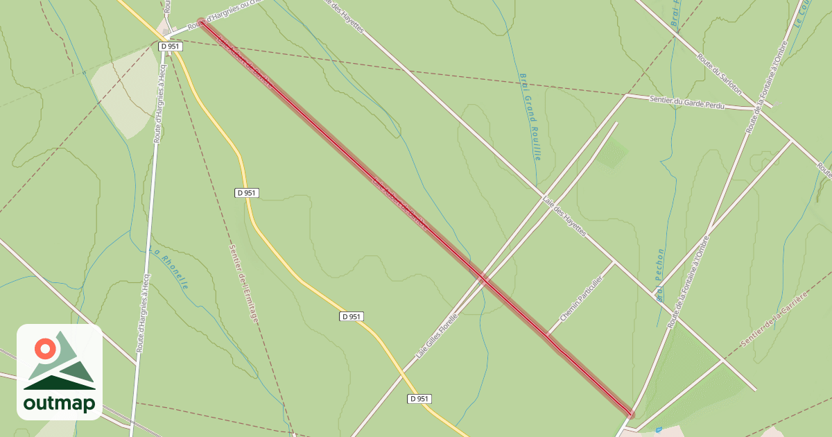 Map of Laie Aubert de Bavière