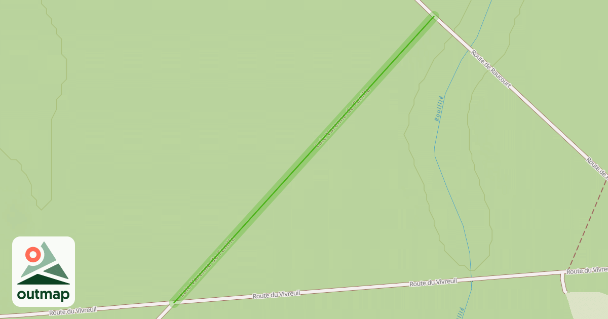Map of Laie Varenne de Fenille