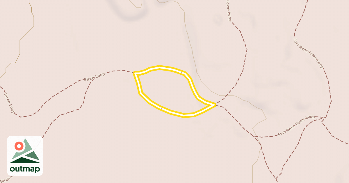 Map of Fort Kent Town Loop