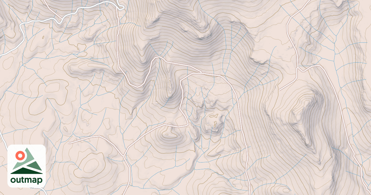 Map of BLACK MTN SPUR A