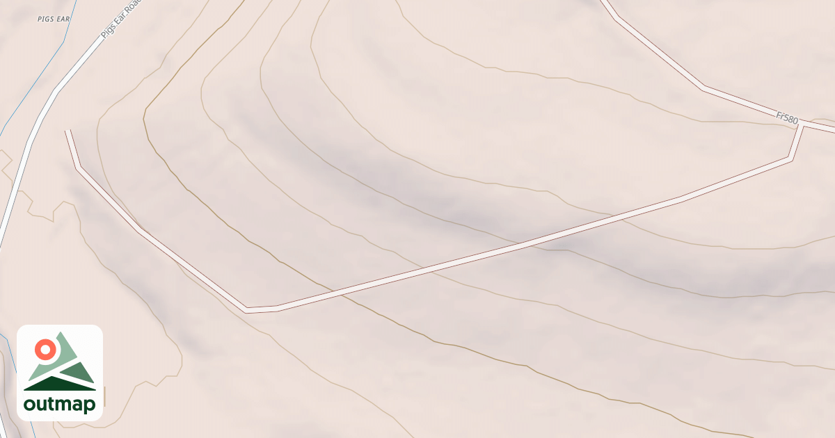 Map of TIMBERLINE ATV B LOOP