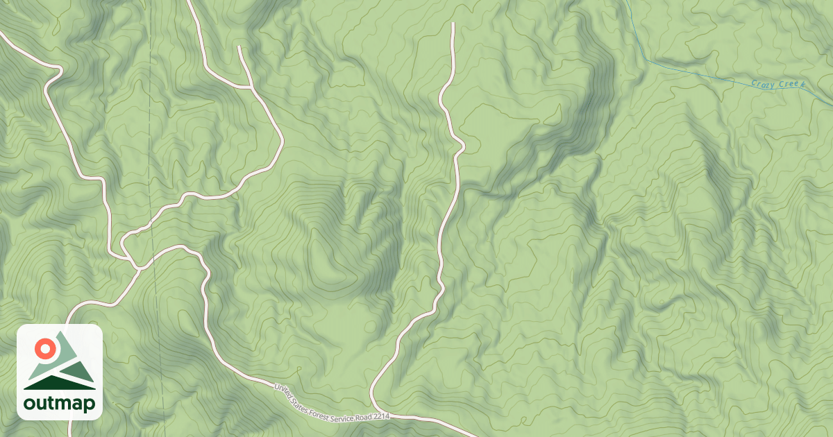 Map of USFS National Forest System Roads {E65DA294-BB9A-48EC-8624-EDEED5D74AD8}