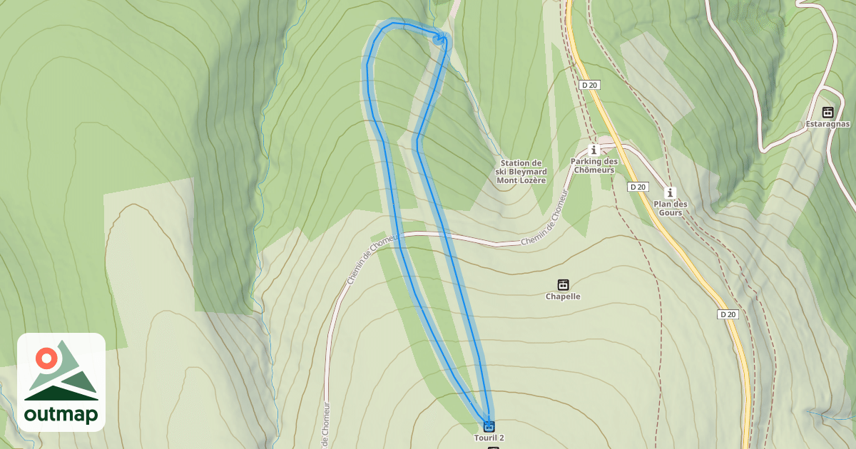 Map of Touril