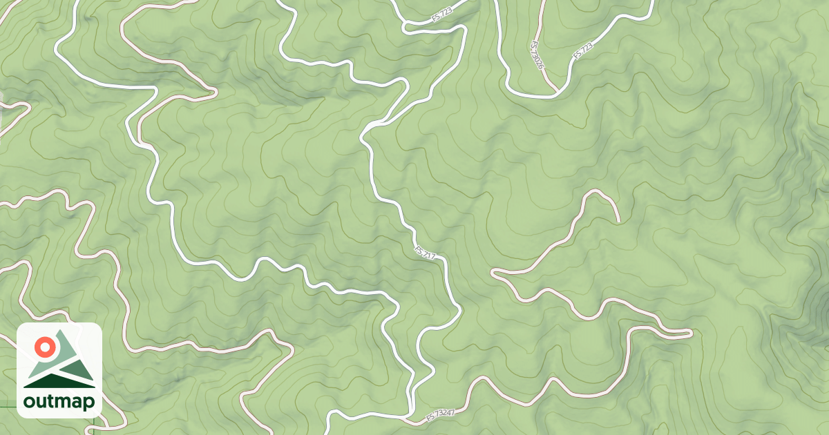 Map of (FDR) BLUE MOUNTAIN