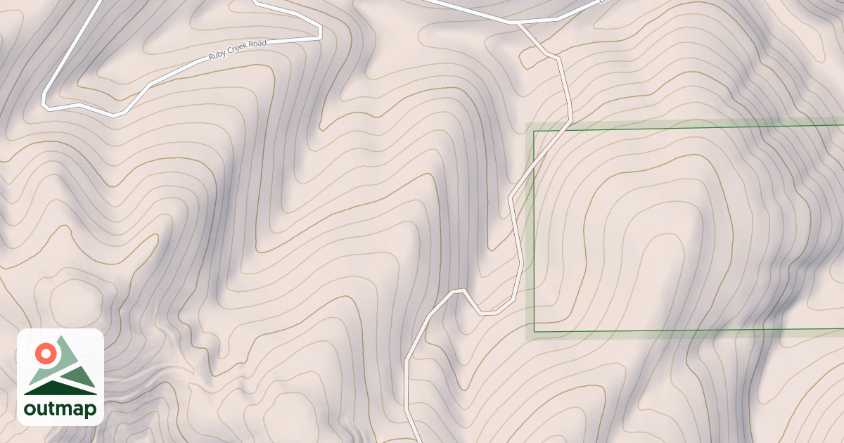 Map of PALOUSE - OHV - LITTLE BEAR