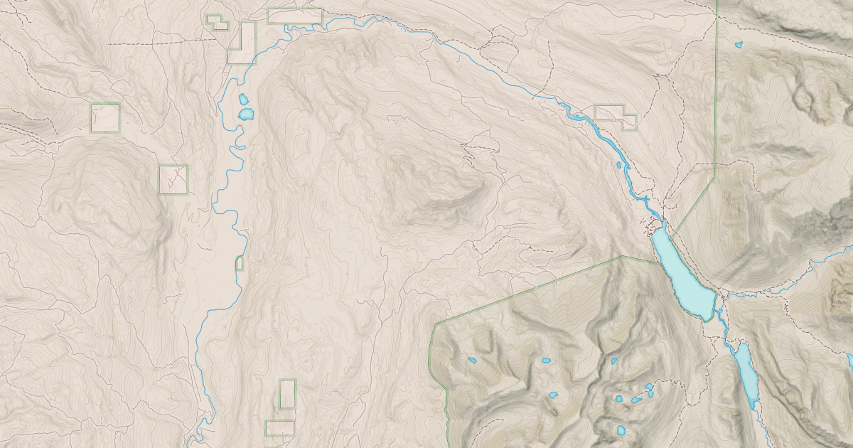 Map preview of GREEN RIVER LAKES