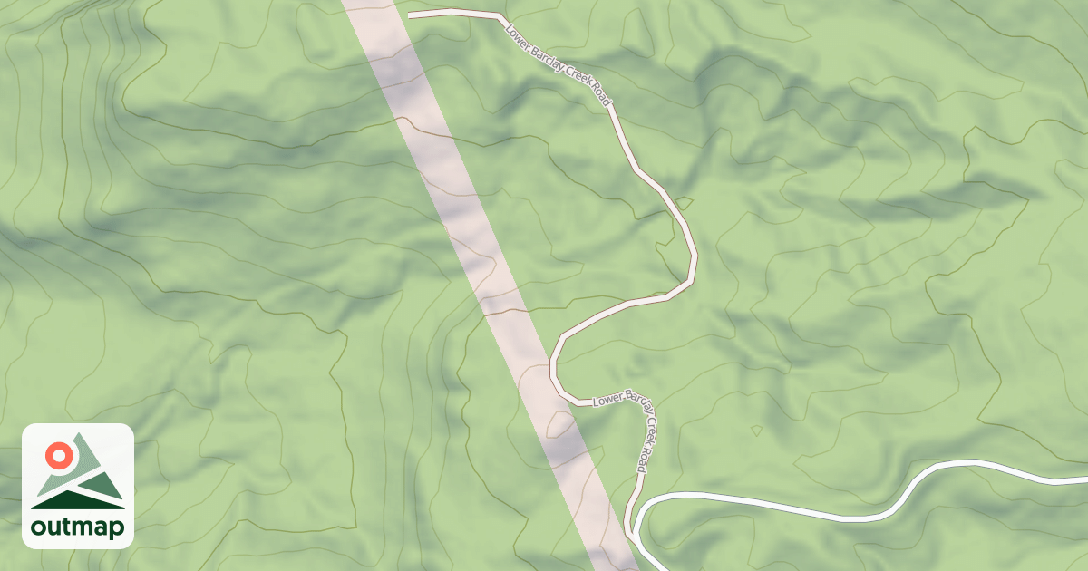Map of 278-A LOWER BARCLAY CR.