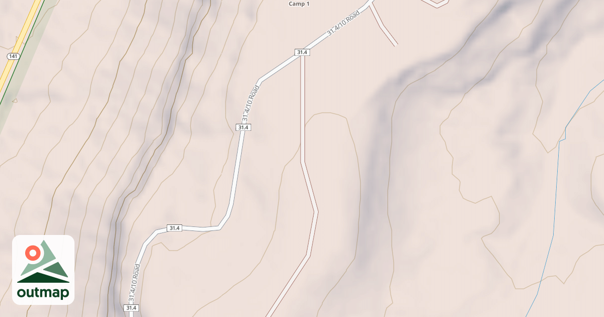 Map of BLM National GTLF Public Motorized Roads 1861f524-26ad-4b65-99d8-5757b1d181d6
