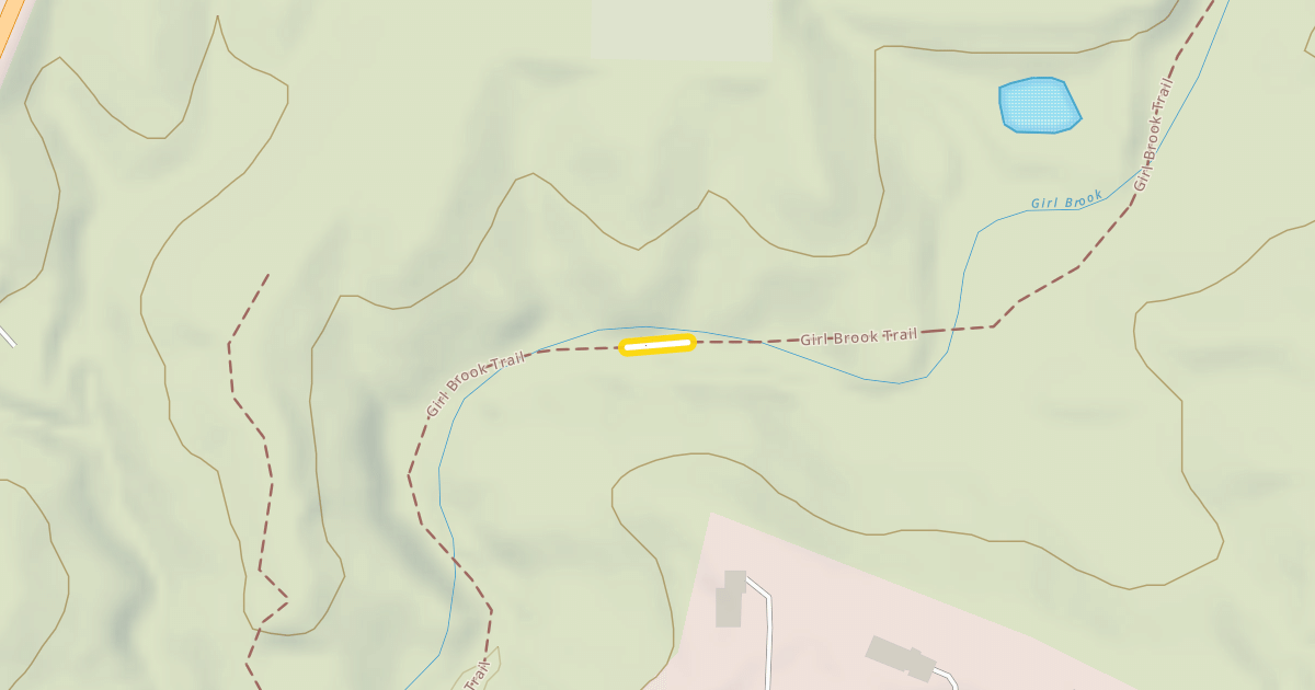 Map preview of Girl Brook Trail