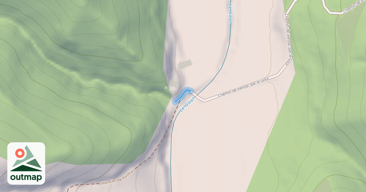Map of Accès Venzac