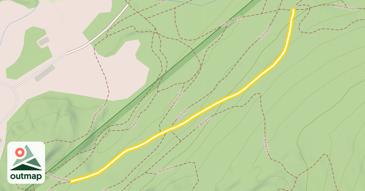 Map of Anne-Piché