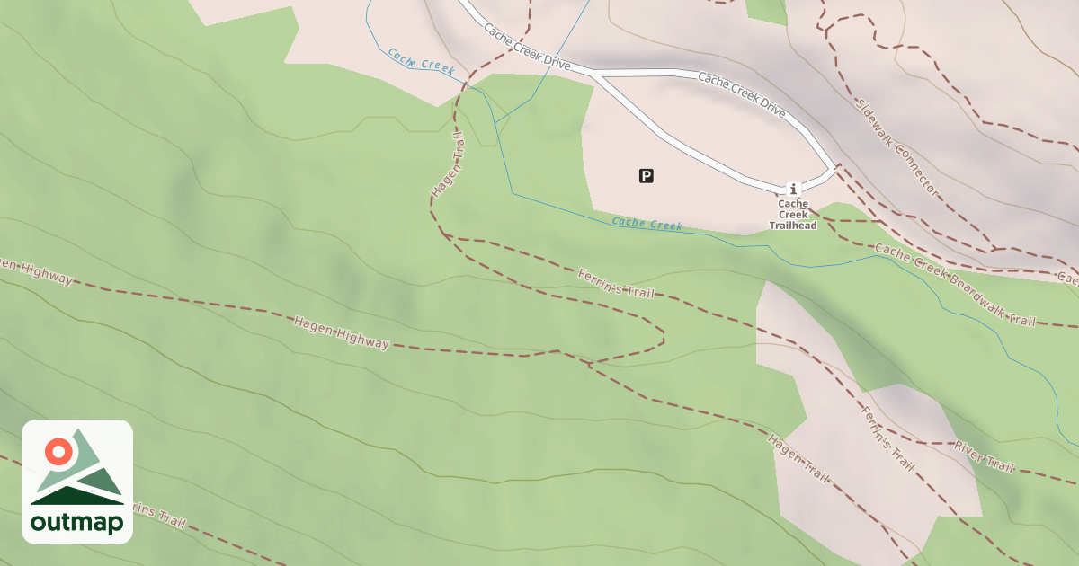 Map of Hagen Tr