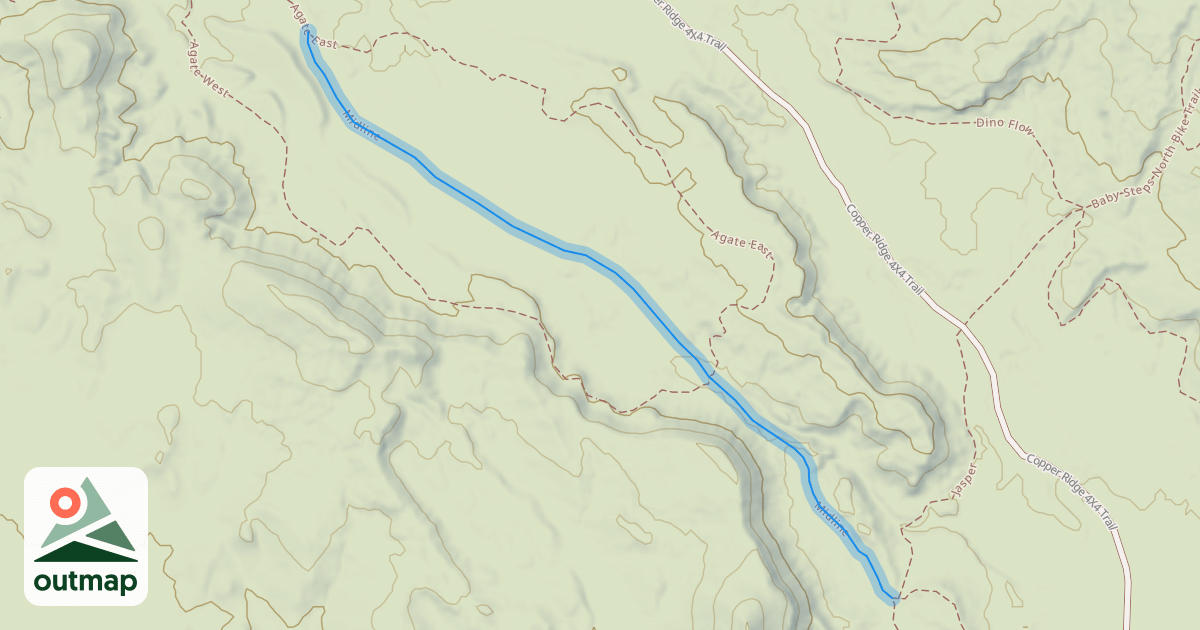 Map of Midline Trail