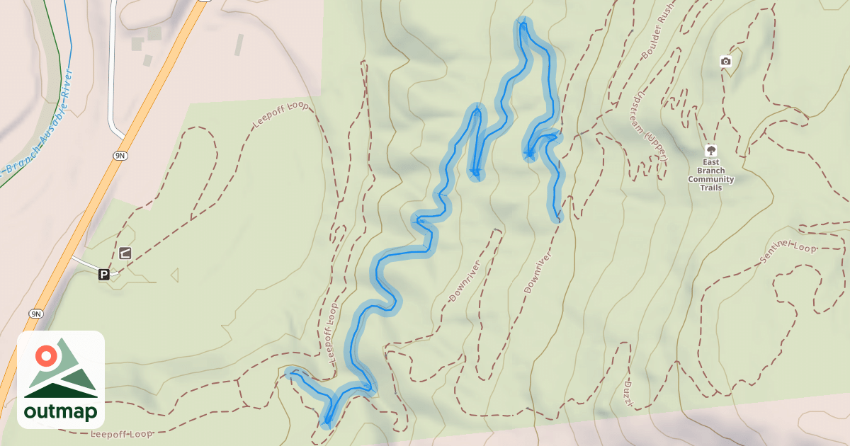 Map of Upstream (Lower)