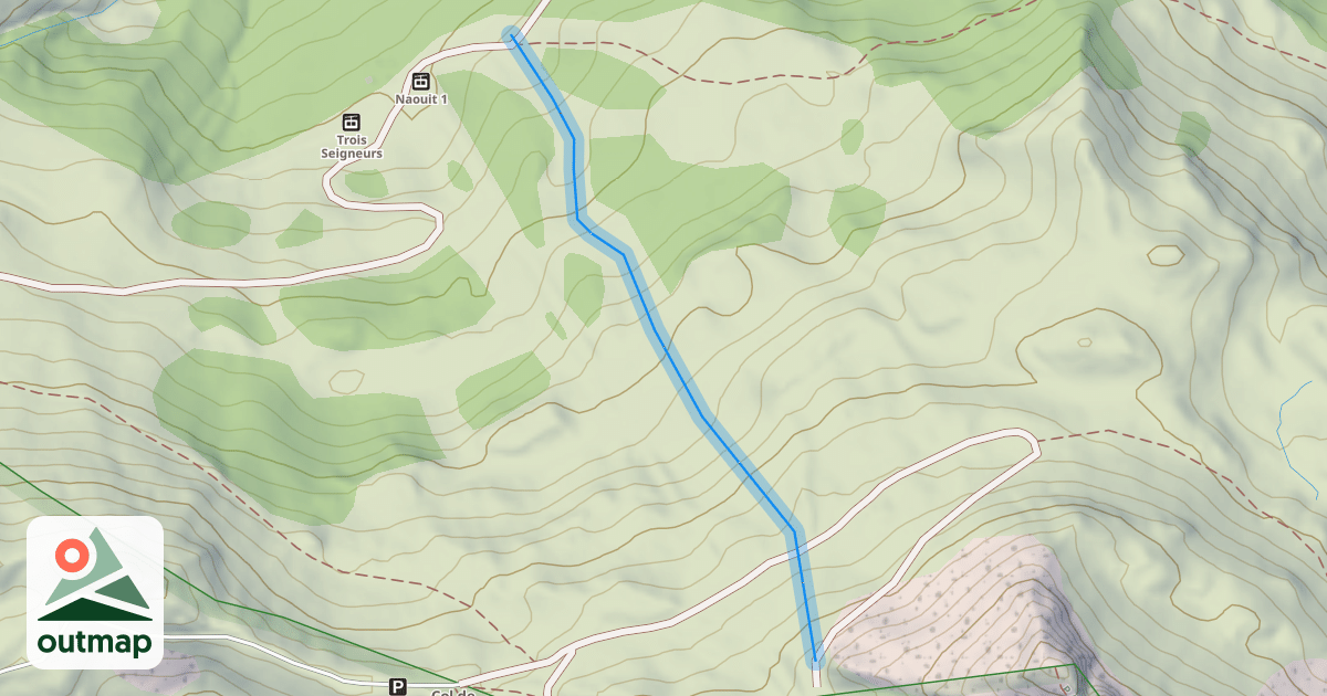 Map of Les Sangliers