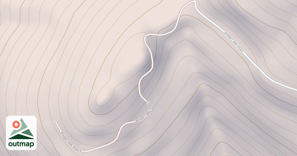 Map of BRIDGE CREEK A
