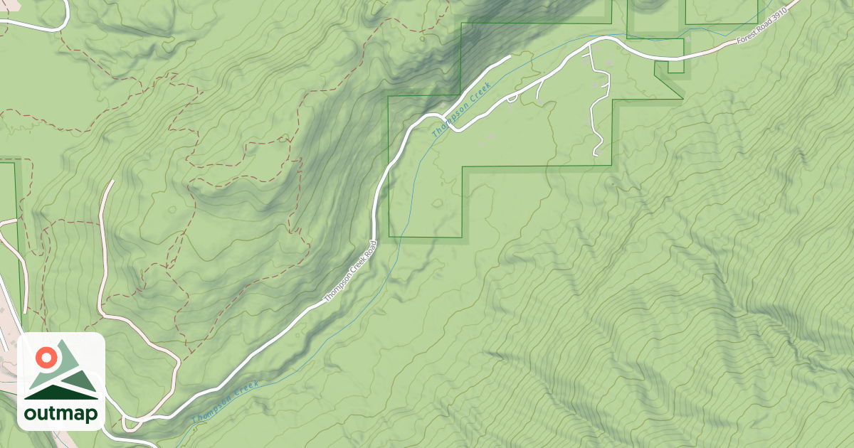 Map of THOMPSON CR