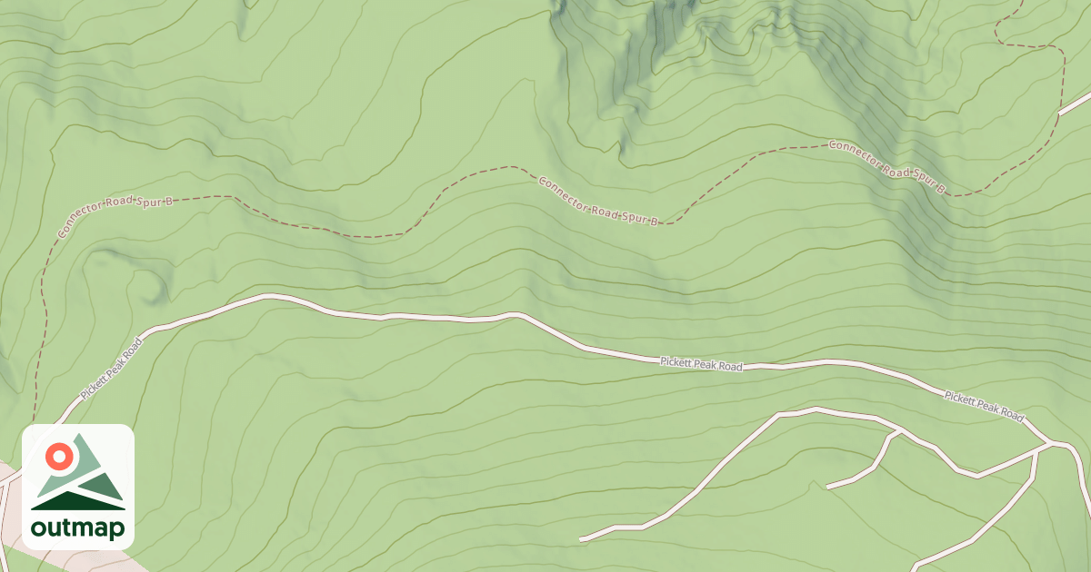 Map of CONNECTOR ROAD SPUR B