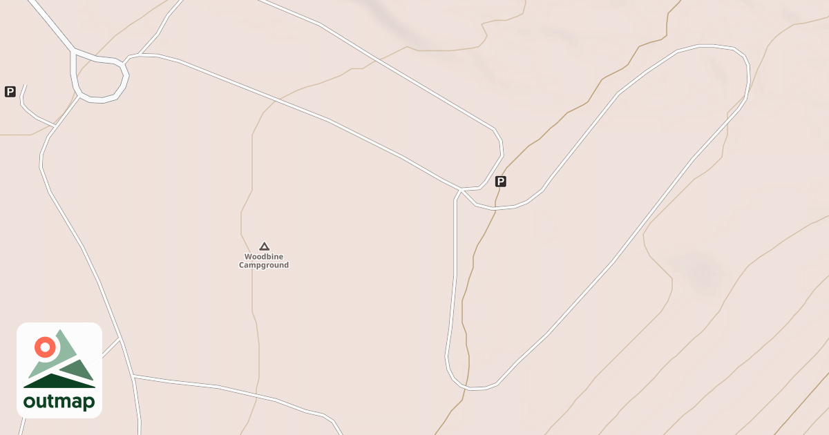 Map of WOODBINE  CG FIRST LOOP LEFT