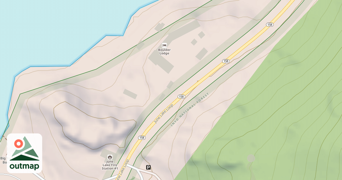 Map of BOULDER LODGE MAIN ENT