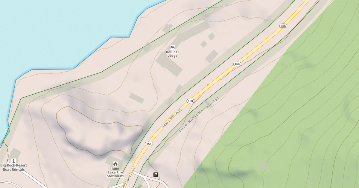 Map preview of BOULDER LODGE MAIN ENT