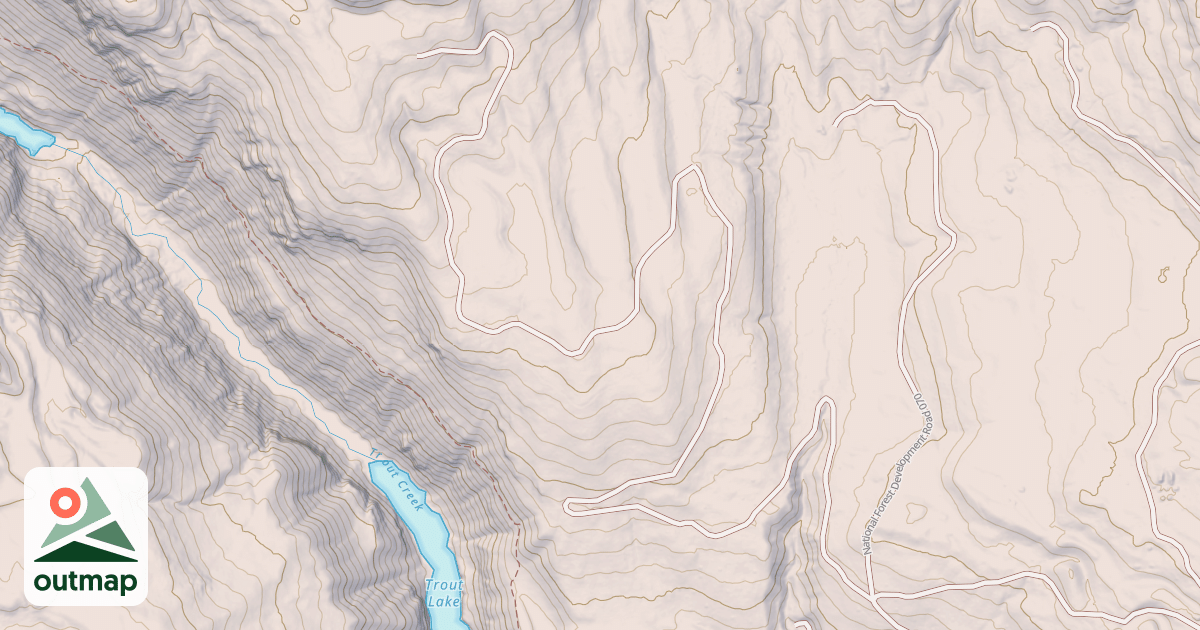 Map of USFS Motor Vehicle Use Map Roads {99521BE9-2023-418C-B500-9CBCC22AFDCE}