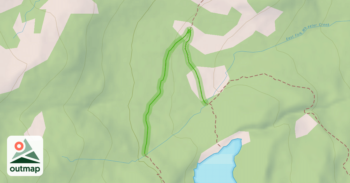Map of Green Pond