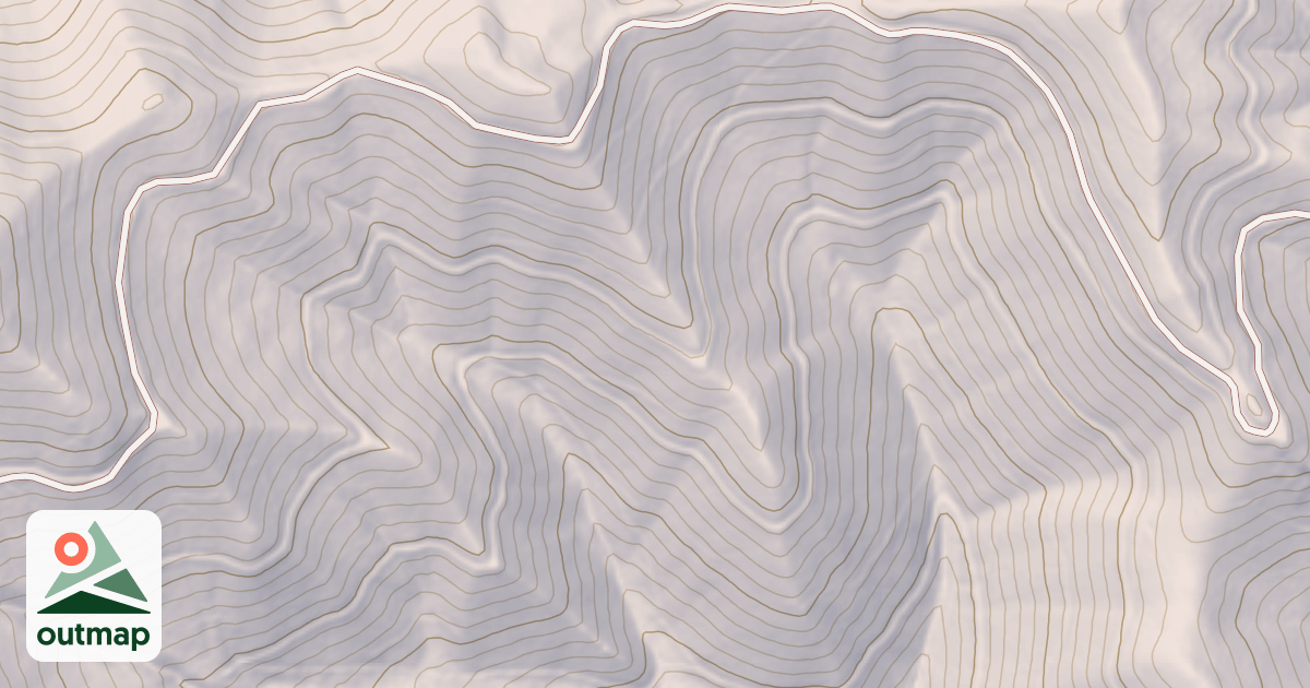 Map of BLUE PAINTBRUSH